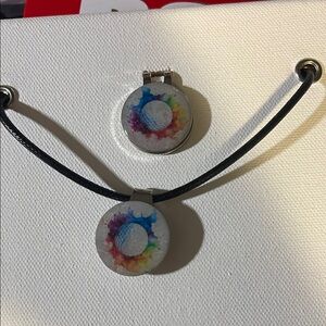 Red and Pink Dreamy Pendant Necklace